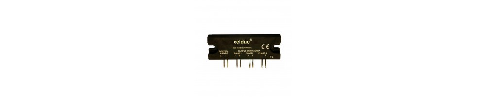 Low profile Three-phase Solid State Relay for PCB mount